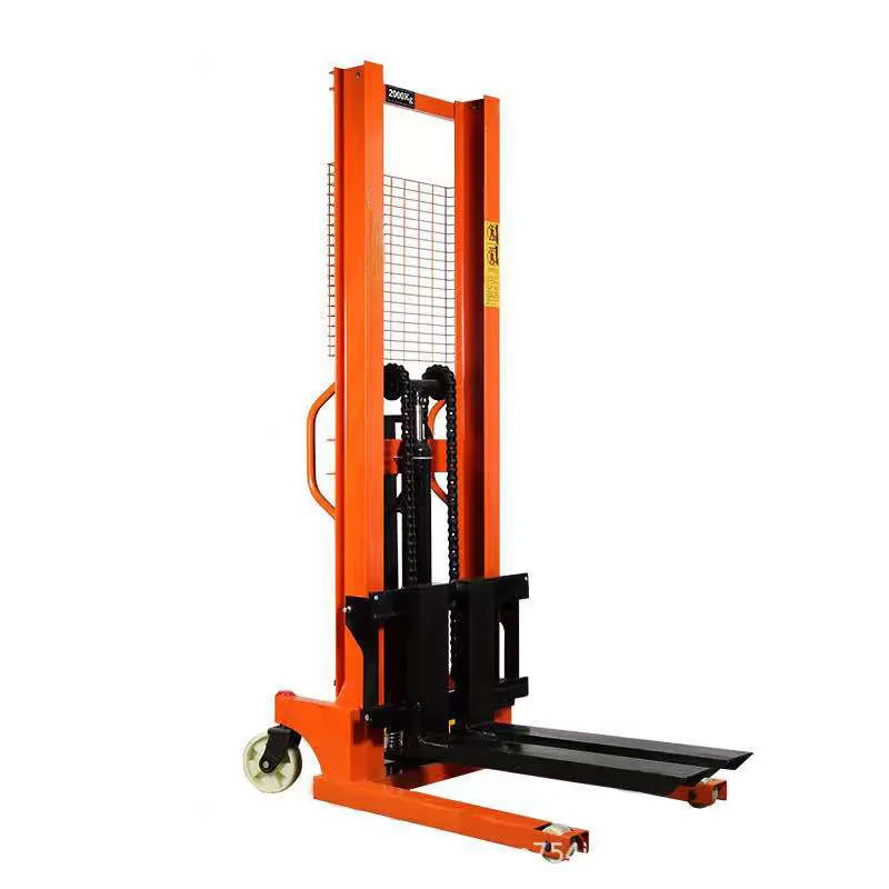 1 ton 2 ton 1.6m  Hydraulic Forklift Manual Stacker Lifter