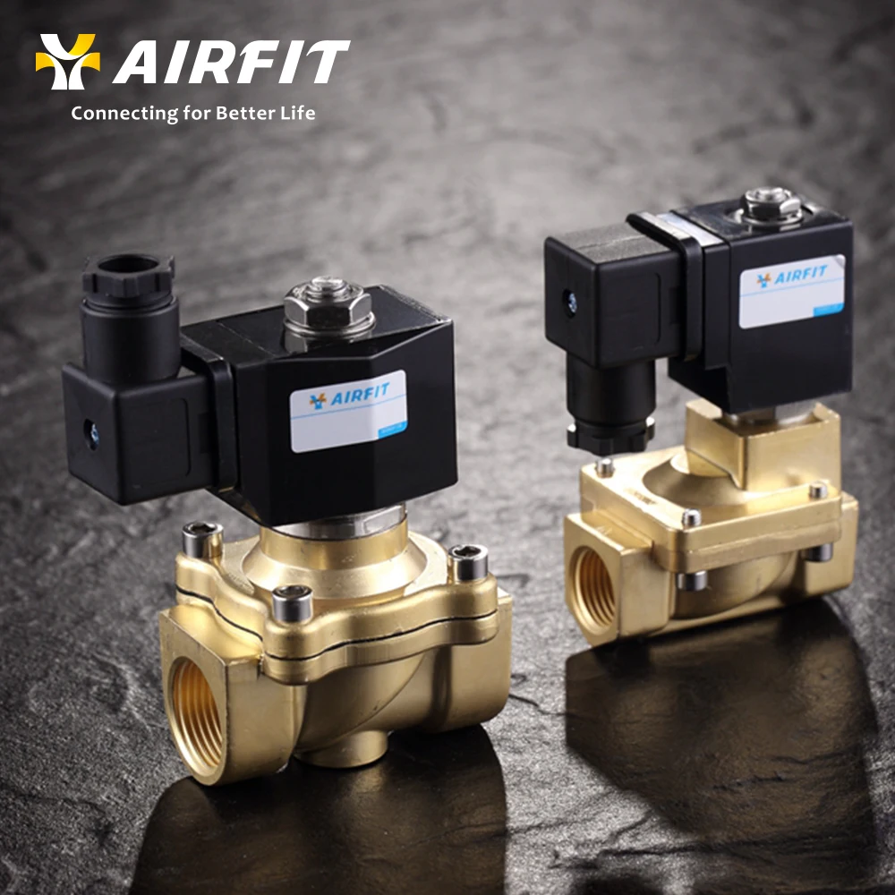 Пневматические детали AIRFIT управление воздухом 2/2 нормально закрытый электромагнитный клапан
