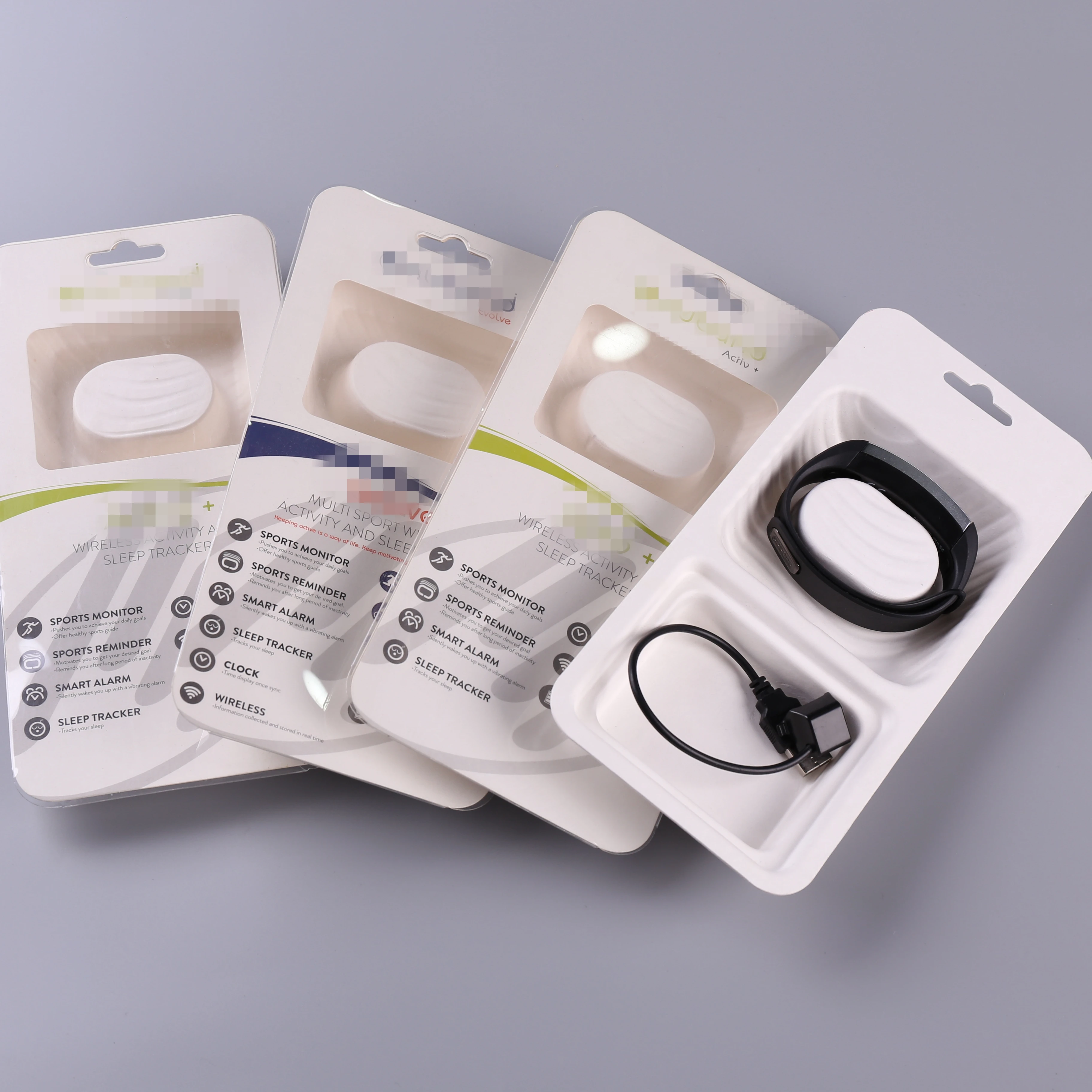 Box Packaging Paper Recyclable Tray  Biodegradable Insert Wholesale Sugarcane Friendly Watch Trays Molded Pulp