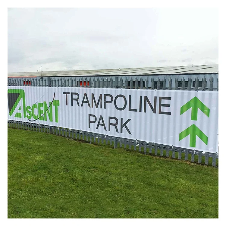 Large format outdoor fence customized water resistant ,sun-proof printing PVC vinyl  mesh banner