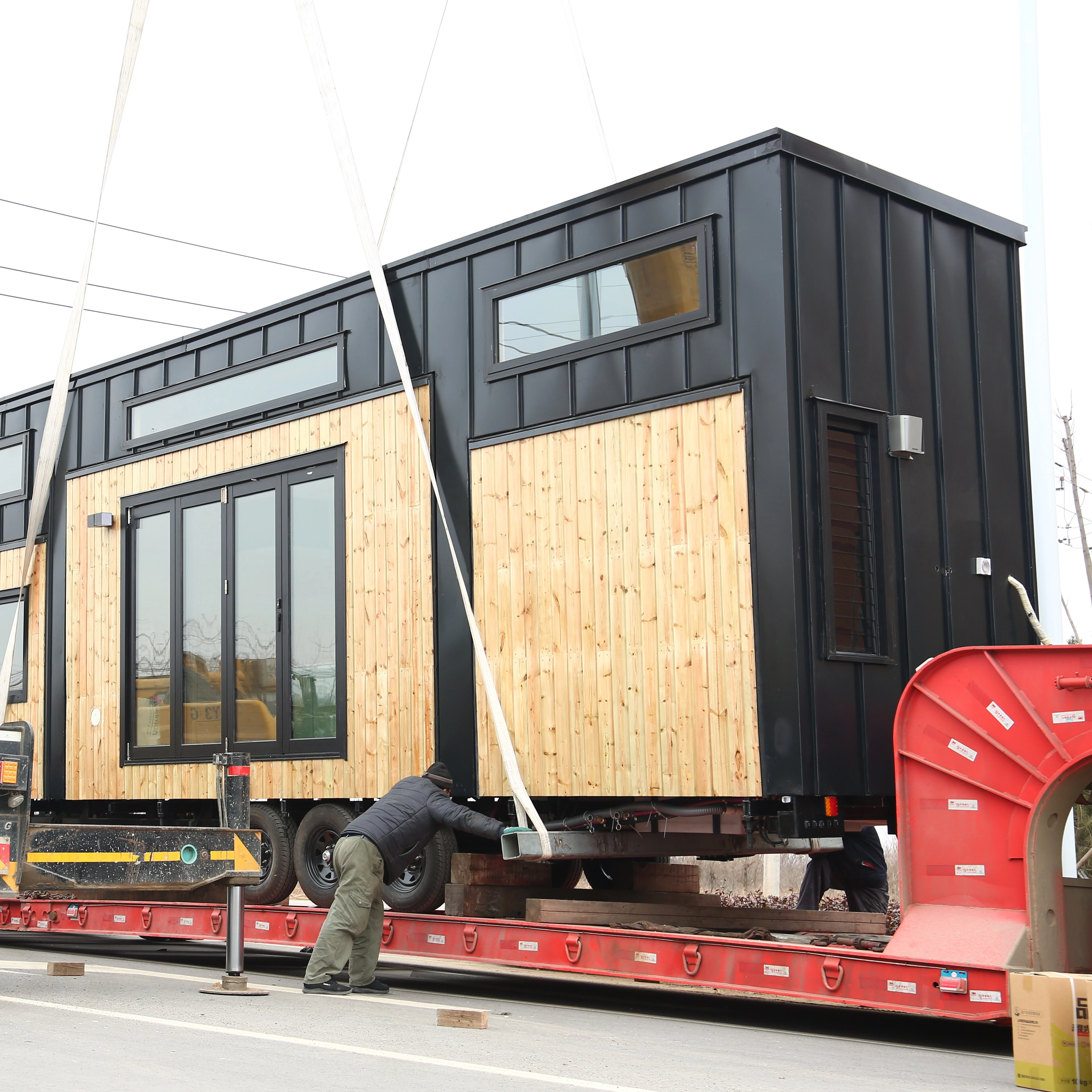 Custom Modern Steel Houses Poland 30ft Prefab Folding Expanding Home Expandable Office Container Price 40ft 20ft Modular House