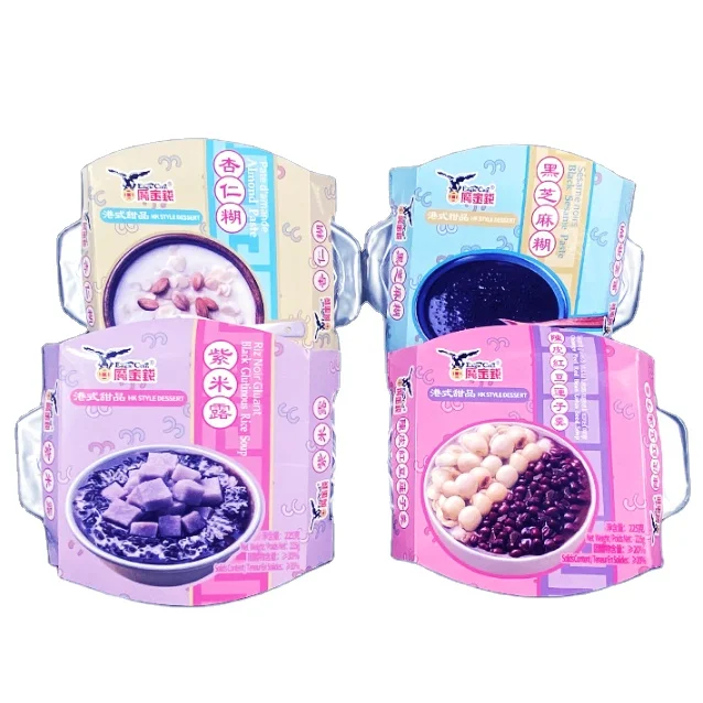 fast food Black sesame paste long shelf life Black sesame soup Nutritious Black sesame porridge for Breakfast