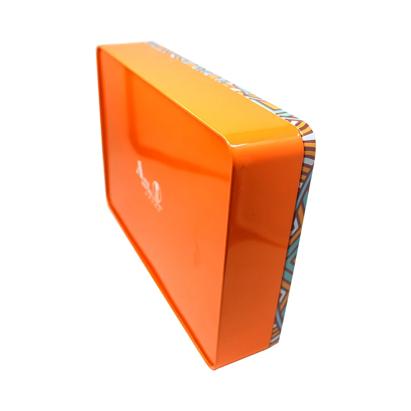 Color design Storage Case For Money Coin Candy Key packaging square Metal Tin Box