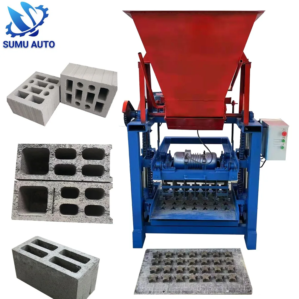 4-35 Manual Cement Brick Making Machine Concrete Solid Block Paver Block Making Machine Price