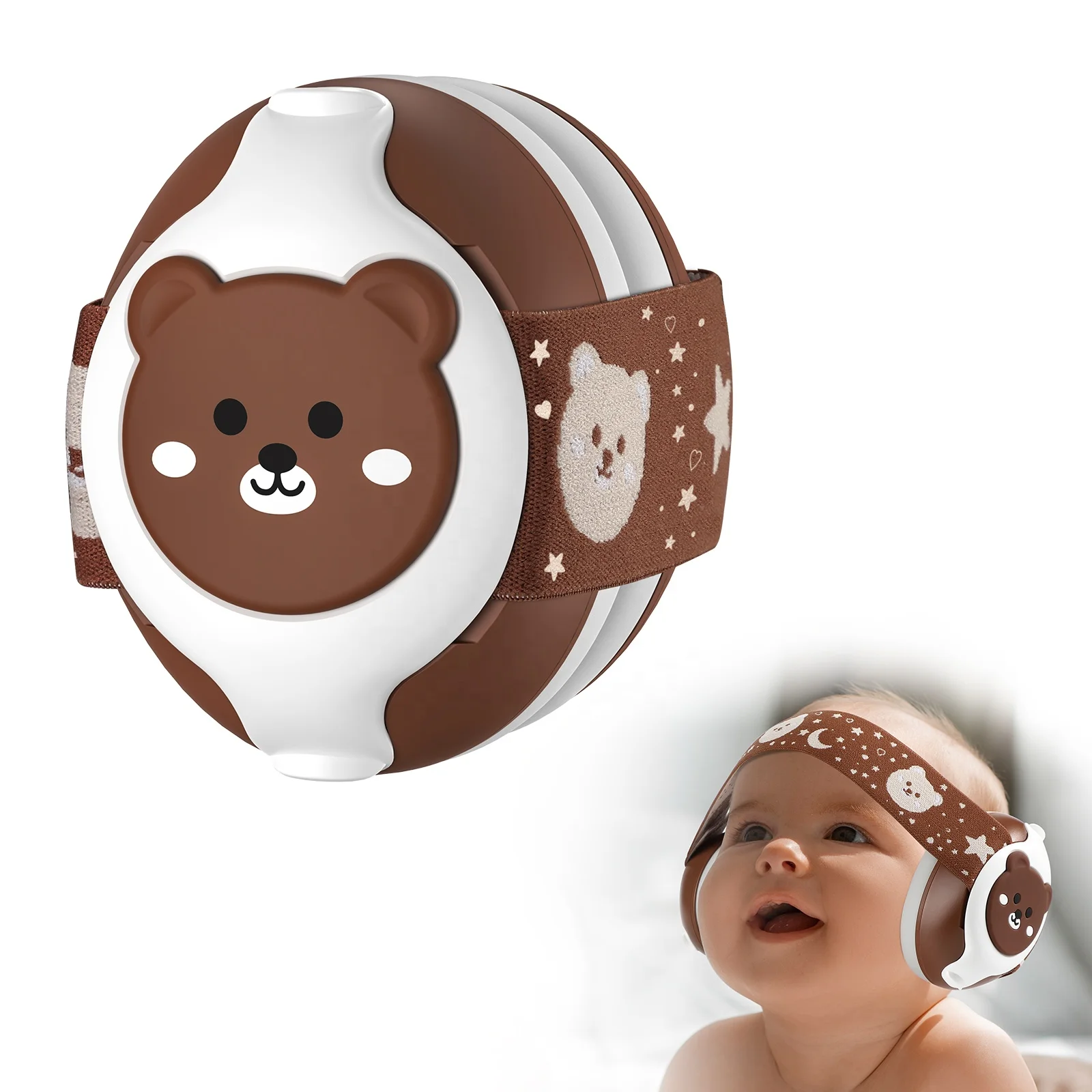 25dB Ear Protector Kids Earmuff Noise Reduction Kid Headphones Sleep Ear Defenders Safety Baby Earmuffs