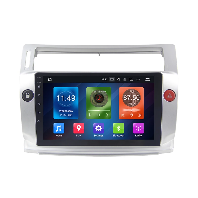 
Ersan Professional Audio Video Android 10 Car Radio Navigation for Citroen C4 2005 - 2011 with CarPlay DSP RDS Camera OEM Plug 