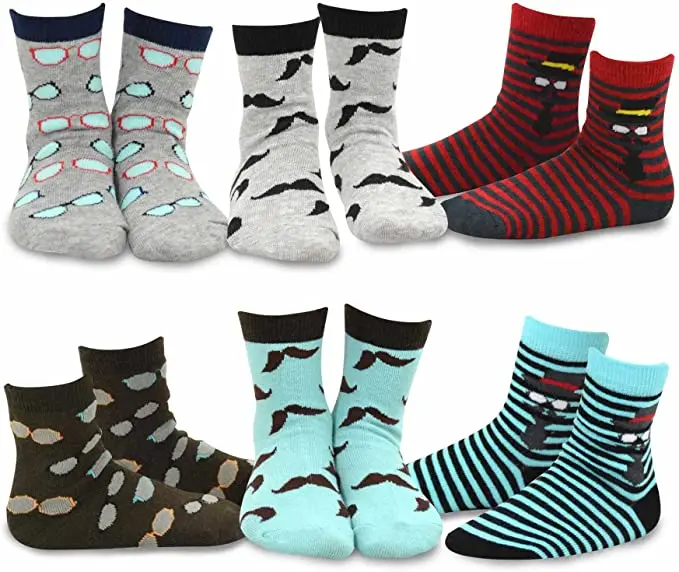 Popular colorful 100%cotton breathable  young boy tube socks