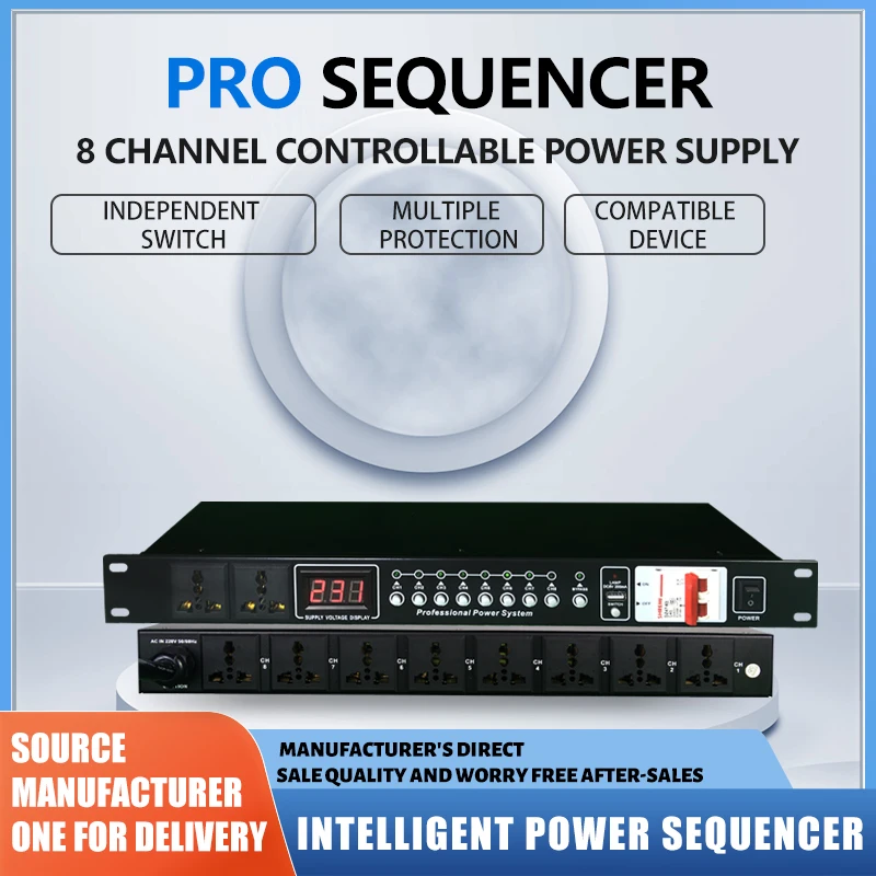 8 Channel 16 Channel High Quality Power Supply Sequencer controller