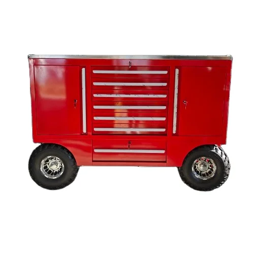 Manufacture rolling movable metal tool trolley tool pit cart