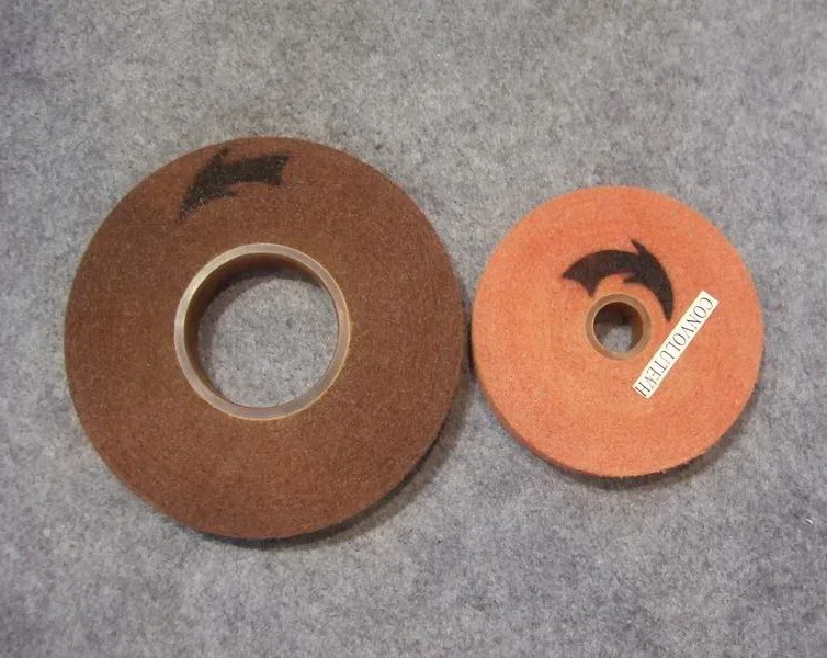 8X1X3 9S FIN Bear-Tex Rapid Finish grinding wheels abrasive wheel for deburring and finishing