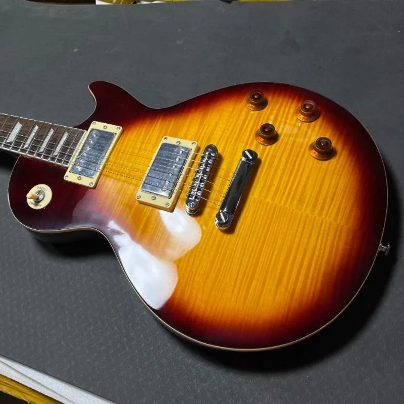 Ready stock custom flame maple  LP style standard high grade  6 Strings electric guitars