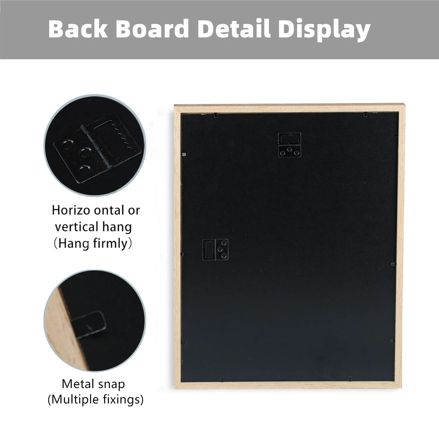 R-Frame Factory direct A4 A3 8x12 12x16 Solid Wood Picture Frames Wall Mount Poster Display Wooden Photo Frame