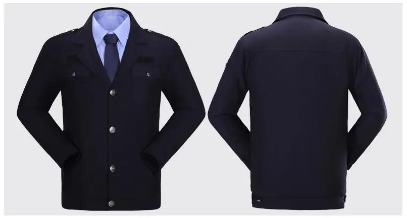 
Security uniform companies security guard suit uniform coat details 