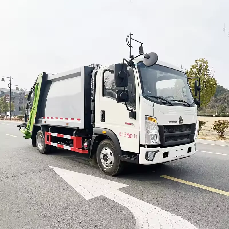 Sinotruk Shacman Faw Compactor Road Cleaning Garbage Transportation Truck Rubbish Truck Cleaning Garbage Truck