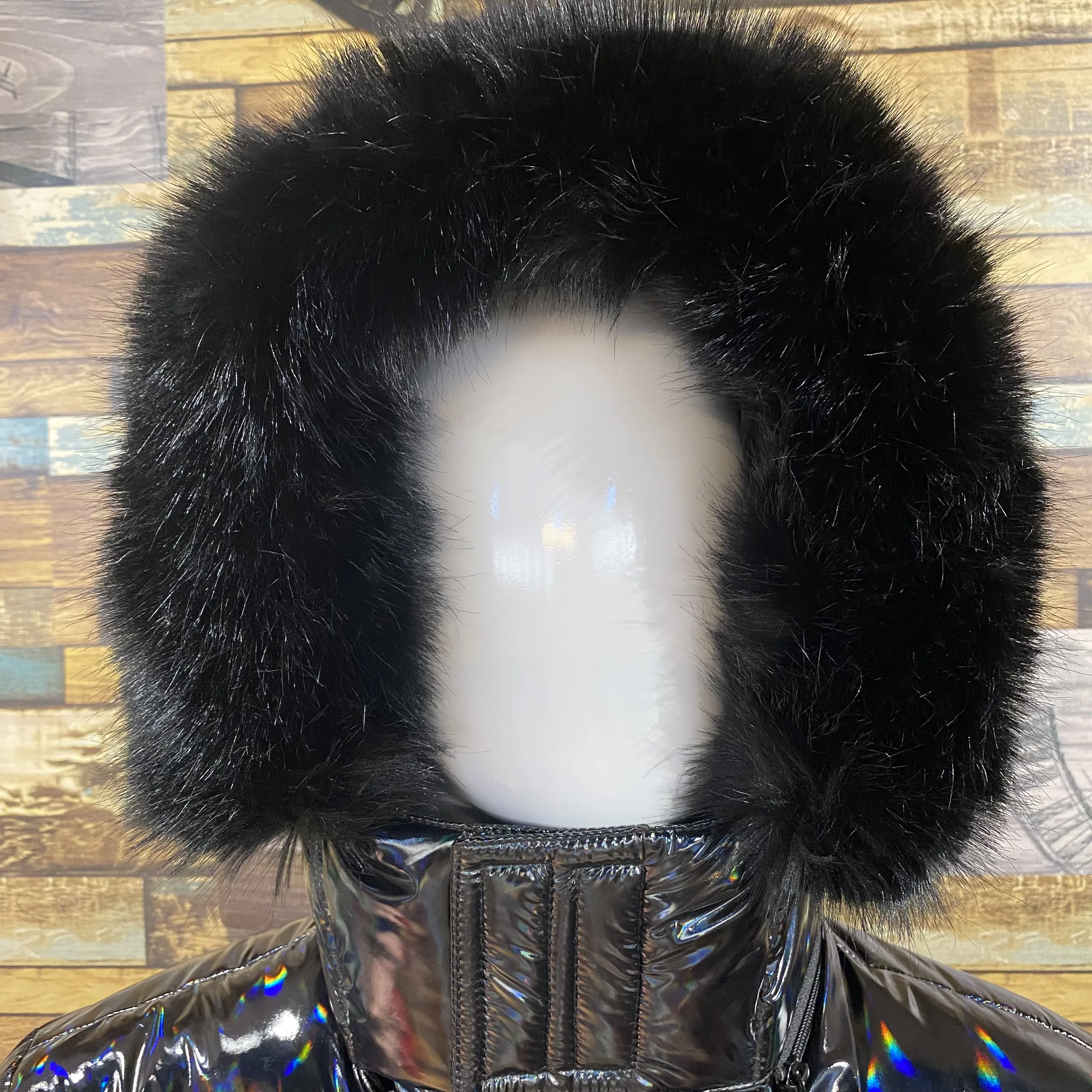 Мужская парка из искусственного меха с логотипом на заказ куртка со съемным капюшоном зимняя Светоотражающая нейлоновая для мужчин