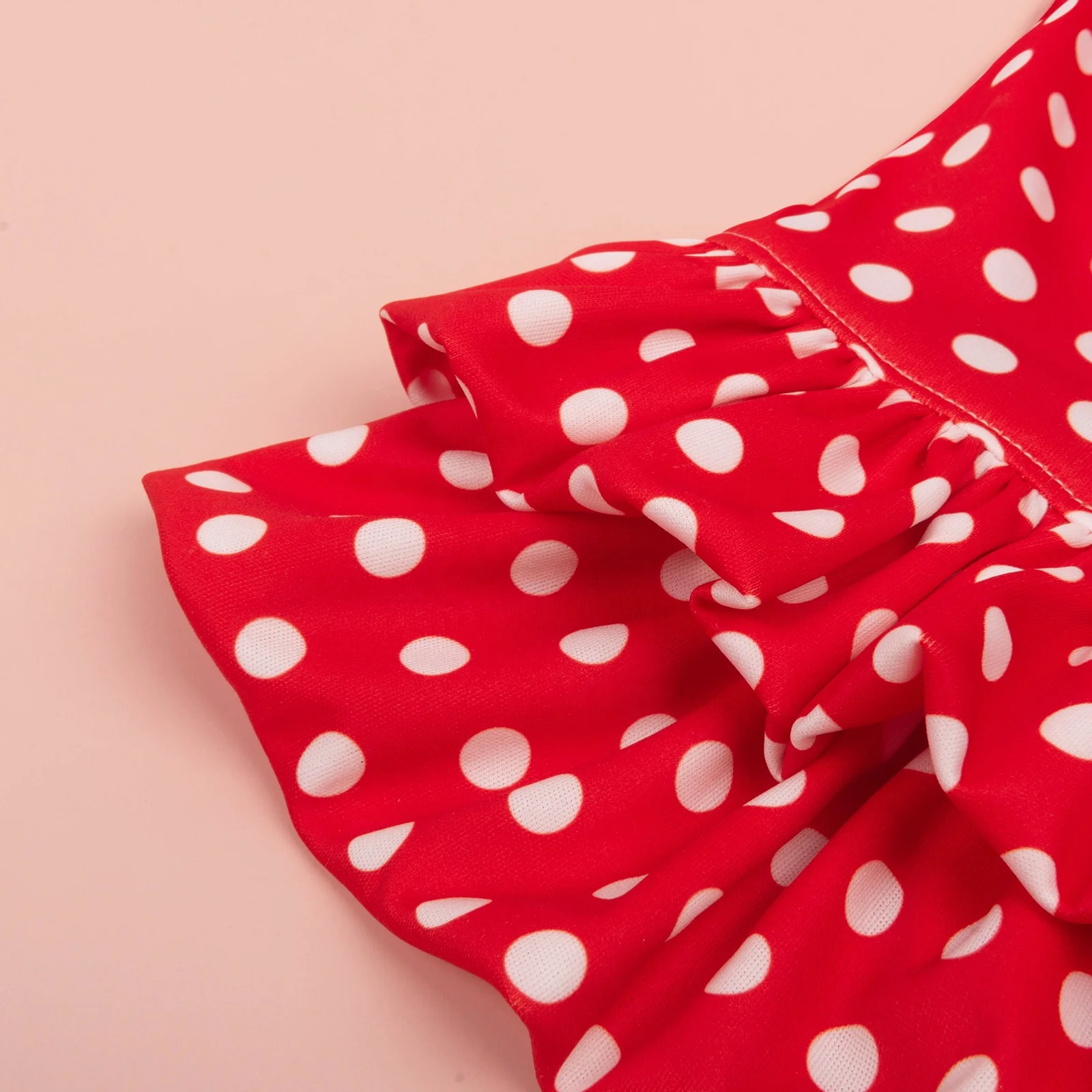 CuteBone Pet Clothes Sexy Red Polka Dot Dress for Party Chihuahua Puppy Wedding Dog Dresses