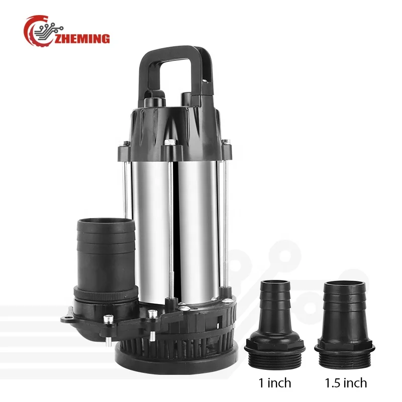 DC submersible pump, 2-inch diameter, 72V, large flow and high head, solar powered submersible pump for household irrigation