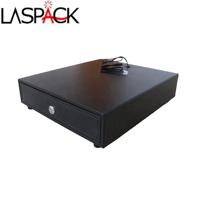 3-Position key lock 335 Metal steel construction electronic cash drawer cash machine register For sale