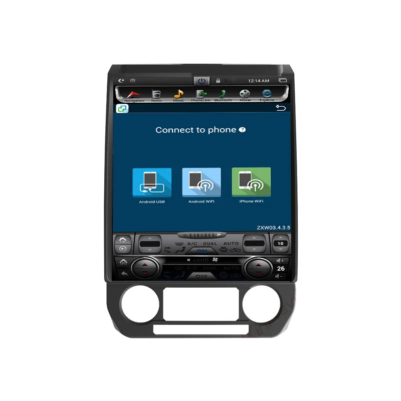 Touch Screen Built In Wifi Function Gps Navigation Top Radio Android 9.0 Car Dvd Player For Sale