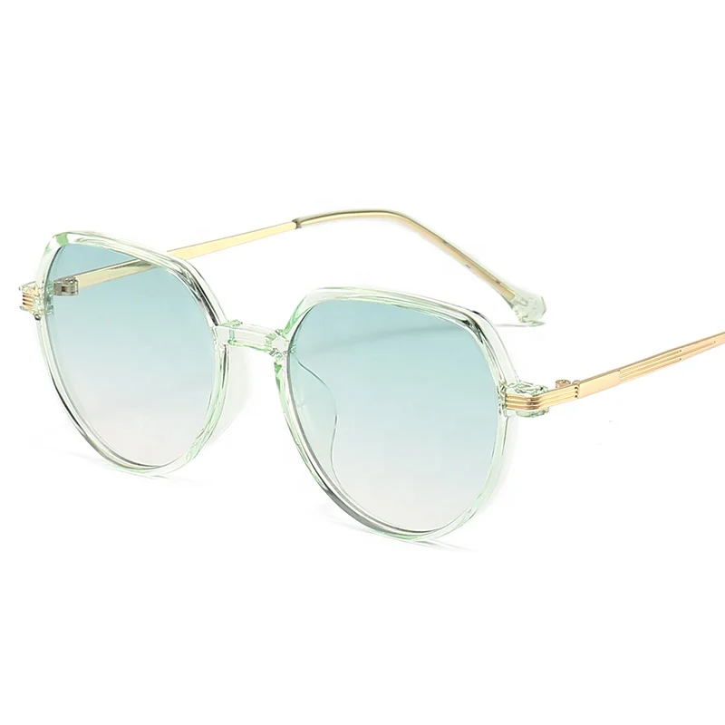 2021 New Ready Goods High Quality Fashion Women Wholesale Men Shield Gradient Sun Vision Shade Glasses Eyewear Sunglasses 9723