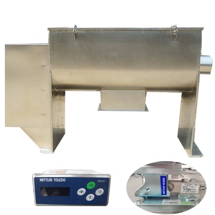 WLDH Horizontal Powder Spiral Screw Blade Ribbon Mixer Mixing Machine