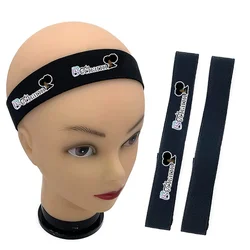 JF Logo Adjustable Custom Elastic Band For Lace Hair,Lace Melt Band Elastic Bands For Wig,Custom Elastic Band With Your Logo
