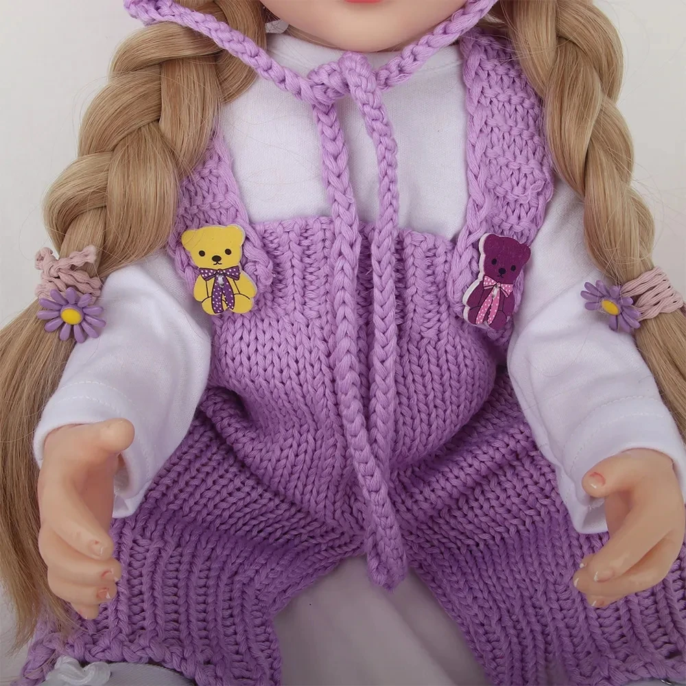 Kouyikou Toys Realistic Newborn Baby Doll DIY Pretend Full Plastic Dolls Toys For Girls Gift