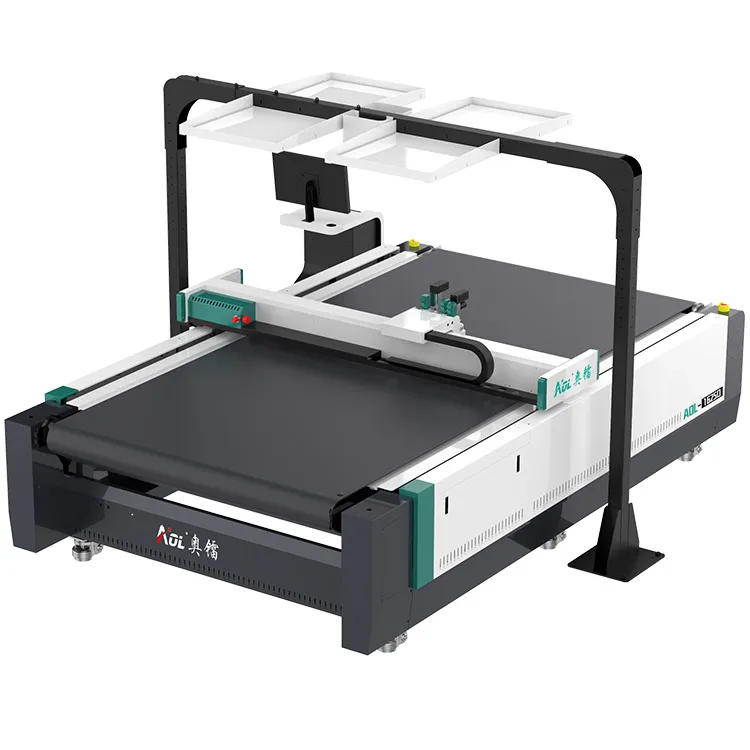 AOL-1625 composite warp knitted fabric cutting machine