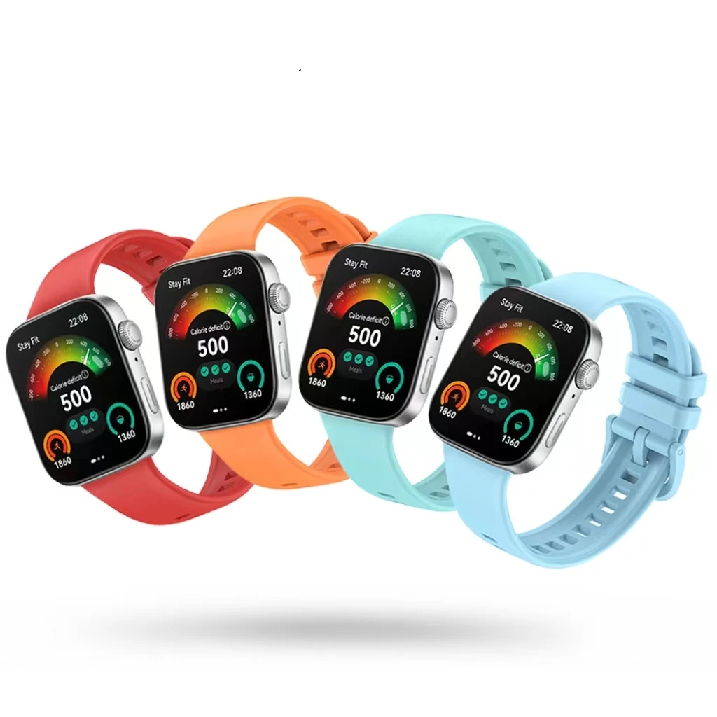 New Custom Logo Smart Watch Strap Solid Color Silicone Replacement Watch band Sport Band for Huawei Watch Fit 3 Strap