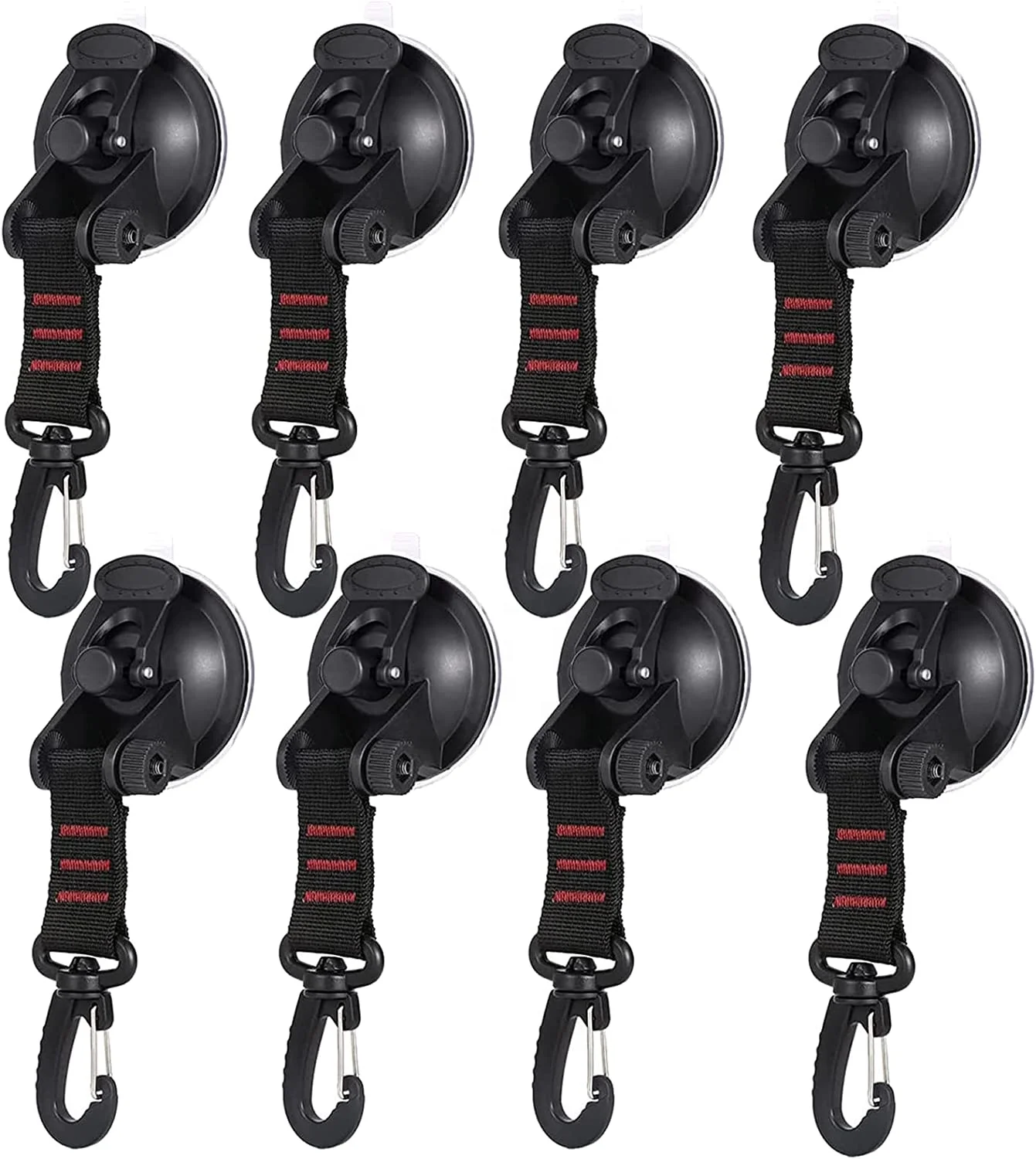 Multipurpose Strong Suction Cups Clips Camping Sucker Cups Hooks Heavy Duty Vacuum Suction Cup with Hook