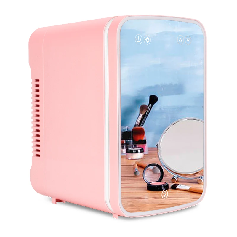 8L electric mini frigo for bedroom customize display portable mini fridge glass door with CE GS micro cool mini fridge
