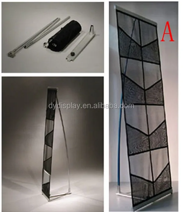 Double sided or single side type net shape brochure stand