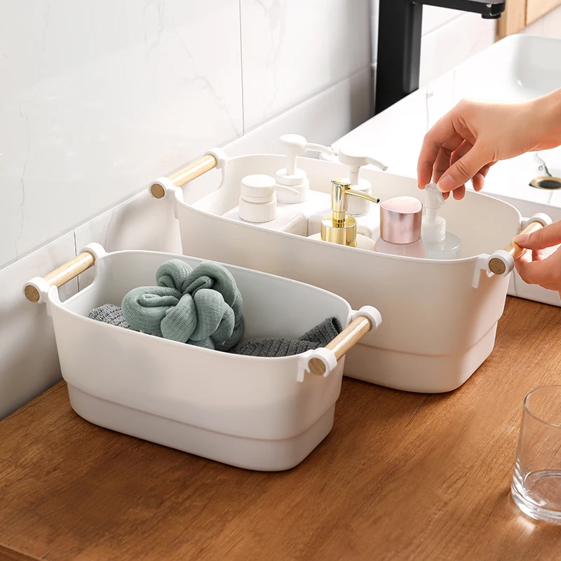 Plastic Box Organizer Box Storage White Clothing Storage Boxes & Bins Modern Toys Organizer Rectangle Household Glossy Meicheng