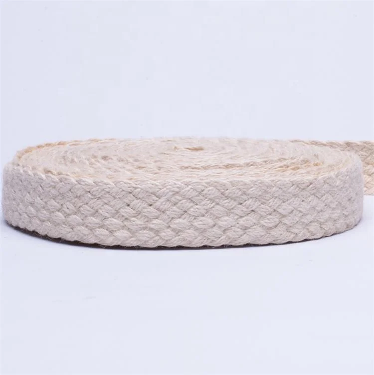 
High quality braided jute webbing braided jute tape natural jute tape eco material 