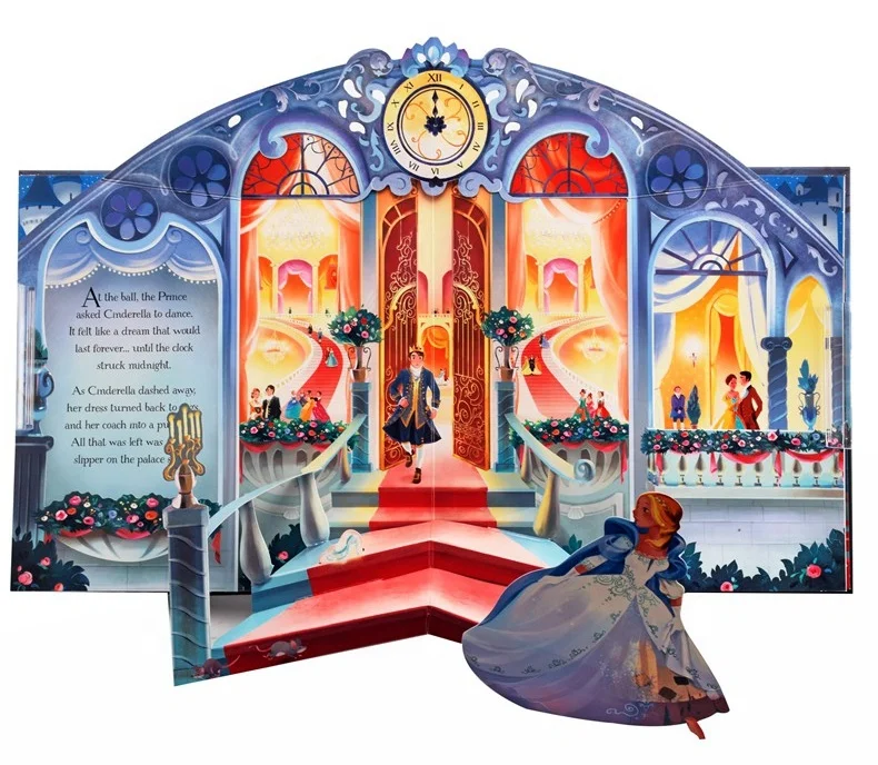 Пользовательская печать дешевая детская раскладная доска книга