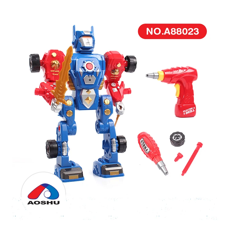 31pcs take apart drill educational robot science robotic kit for school children with sound and light