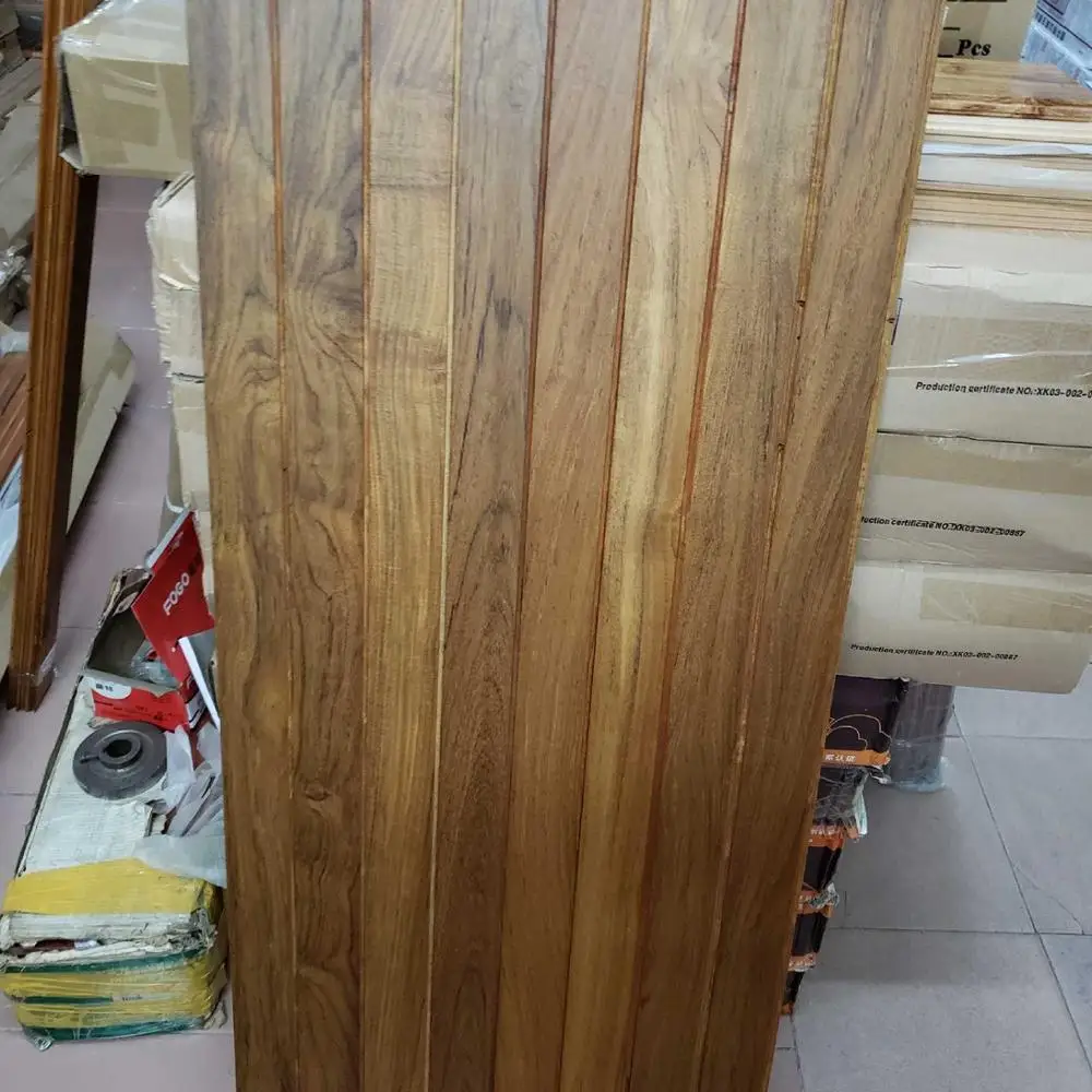 Indoor teak solid wood wall panel cladding