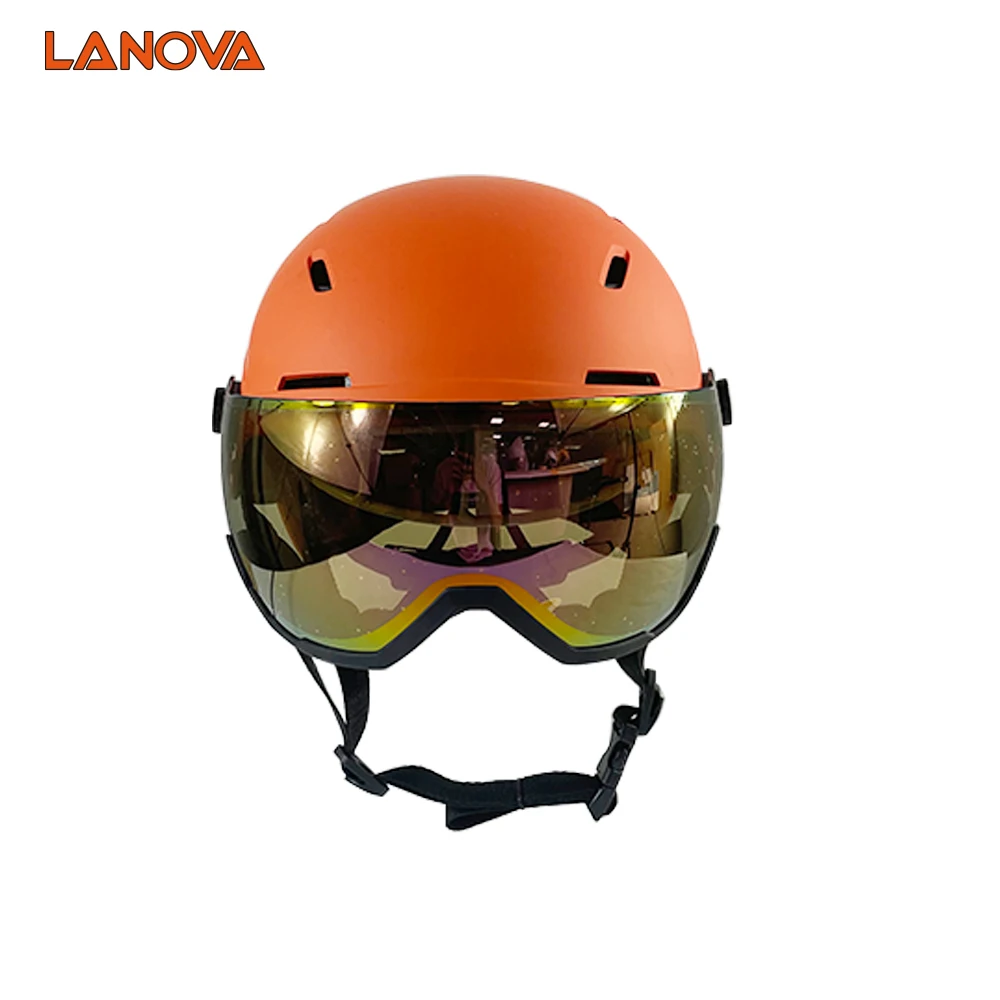 China  Factory Hotselling Breathable Impact Resistance CE CPSC Standard Lends Cool Ski Helmet Snow Sports Helmets Ski Helmet