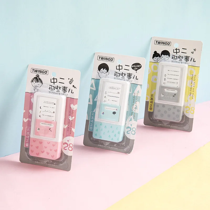 Stationery Yellow Colored Correction Tape Manufacturer Creative,Kawaii Kids School Stationery Office Supplies