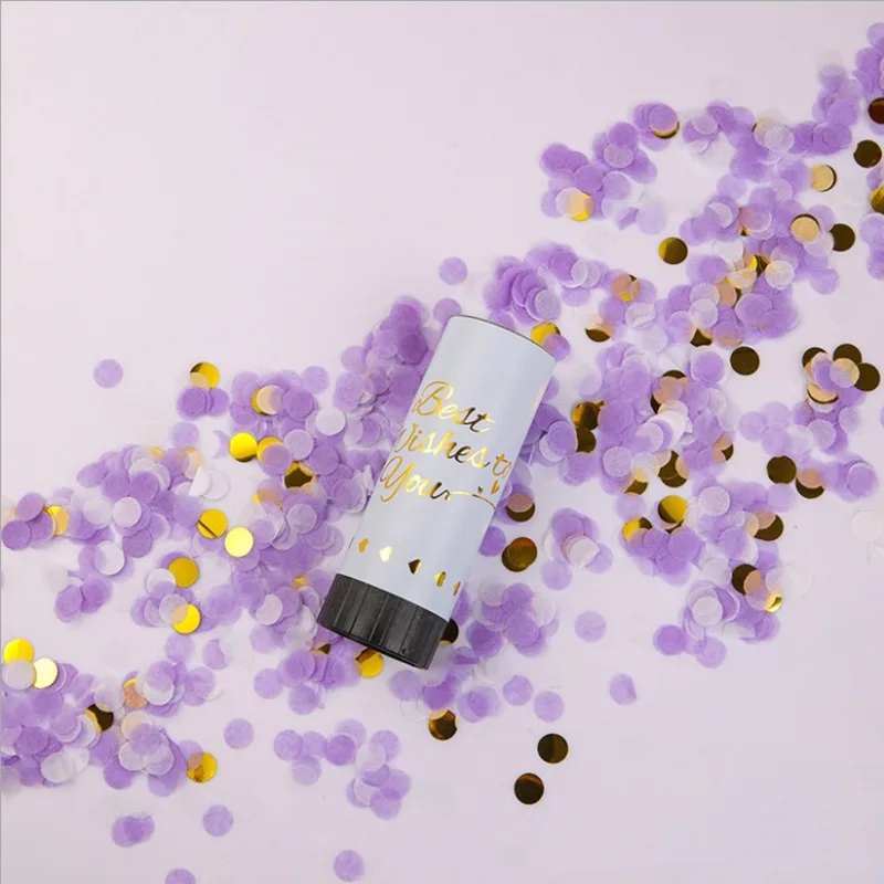 Fast Dispatch Confetti Cannon biodegradable Gold Confetti Party Popper Handheld Confetti Shooter