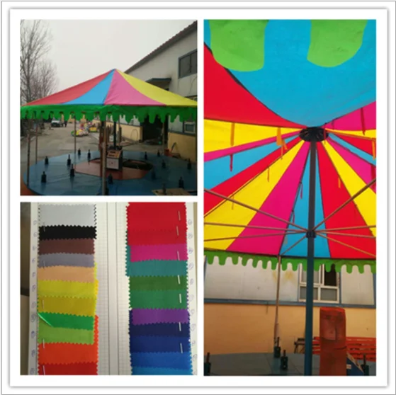 factory spot wholesale Polyester fabric 420 imitation recycled  PVC green Oxford fabric