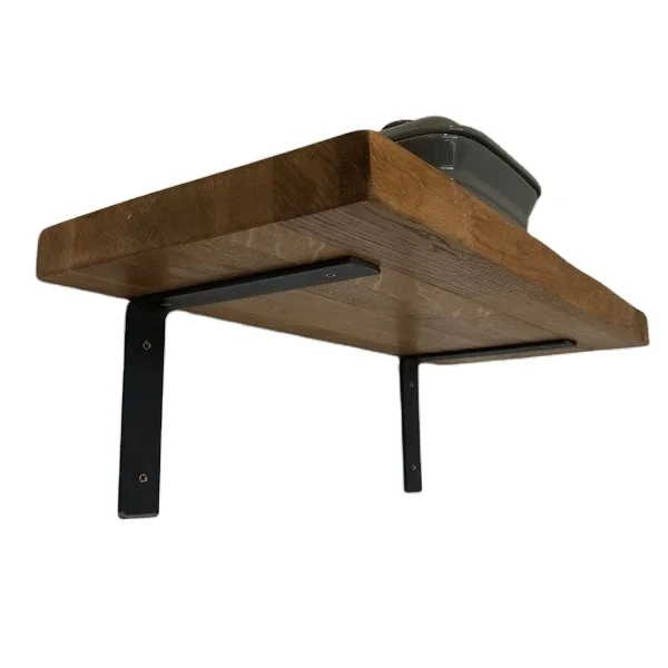 Handmade Scaffold Board Brackets sizes from 105mm to 225mm Industrial flat bar steel shelving Bracket