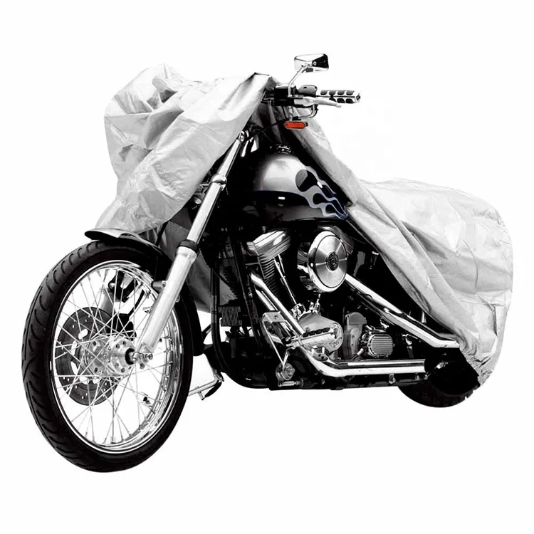 Full Season Sun Shade PEVA+cotton Protection Gray Body Universal Outdoor Motorbike Cover