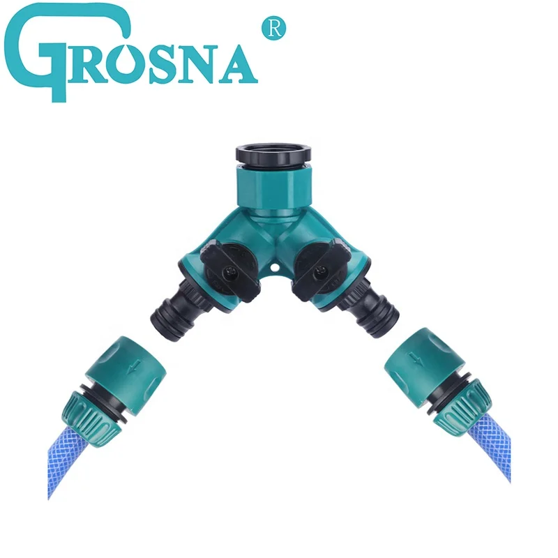 Irrigation Valve Agriculture Triangle Valve Distributor Outlets Faucet Washing Machine 3 Way Valve Garden Hose Diverter