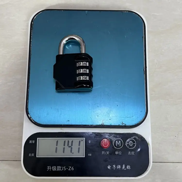 Heavy Duty 114G Resettable Zinc Alloy 4 Digit Padlock Black Combination Padlock School Gym Cabinet Code Pad Locks