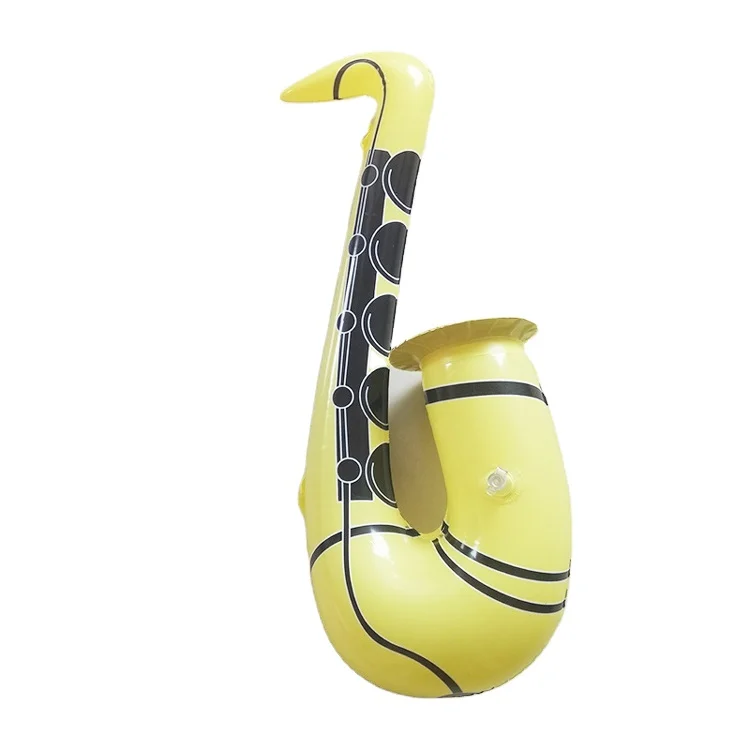 Factory Custom High Quality Inflatable Musical Instrument Toys Inflatable Saxophone toys Kids Gifts