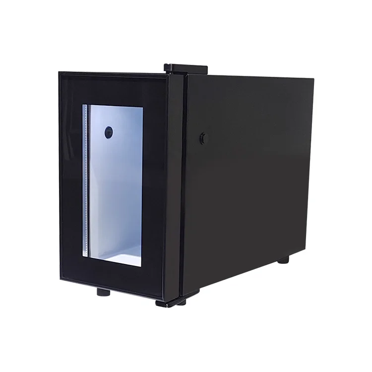 Meisda SC08A 8L Commercial Mini Electric Cooler Salad Bar Fridge with Glass Door and Compressor Portable for Hotel Use