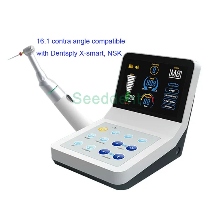 R-Smart Plus German Dental Endo Motor with Large Colorful OLED Screen & Apex Locator for Root Canal Treatment