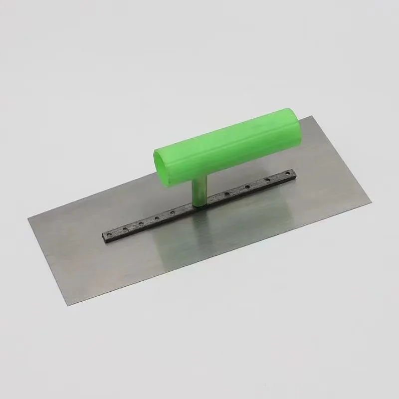 Iron trowel with plastic handle home decoration plastering board wall scraping joint mud plastering board