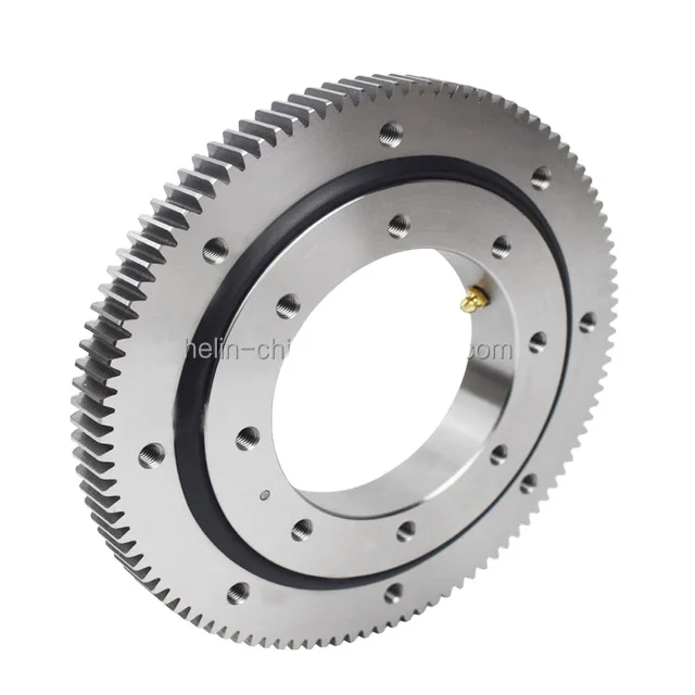 Series 02-Double Row Ball Slewing Bearing-External gear 	 stationary rotary gear